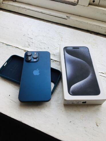 купить iphone 15: IPhone 15 Pro Max, Blue Titanium, Чехол, 88 %