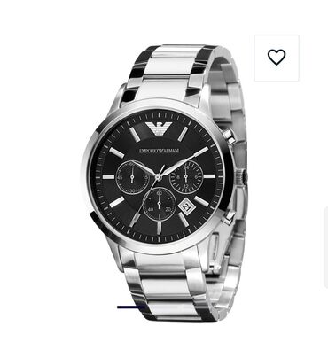 Ювелирные изделия: Наручные часы, Emporio Armani, цвет - Черный