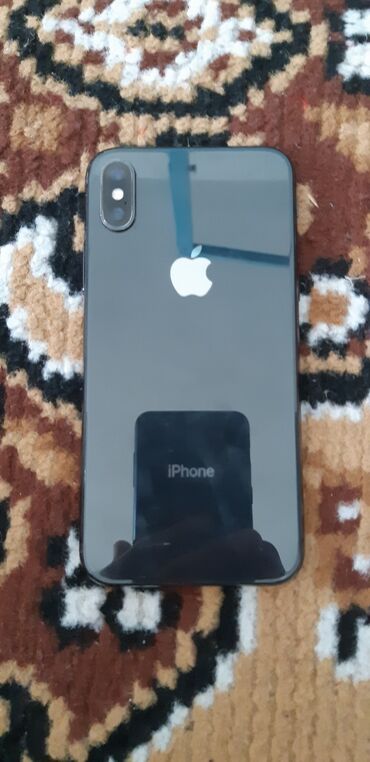 чехол для телефона кожаный: IPhone X, Б/у, 64 ГБ, 100 %