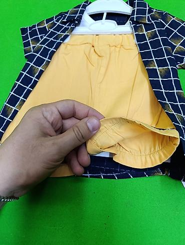 george: Одежда на мальчика футболка шорты 6-12 месяцев👕 Комплектация товара — 4