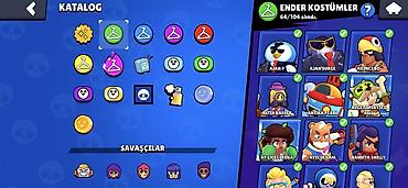 Digər: Brawl Stars oyun hesabı - Kupa: 47,601 - Seviyyə: 22, XP 175/950 - — 8