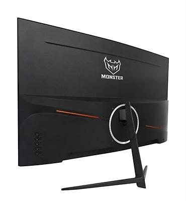 komputer setup: Monster oyun monitoru 240HZ IPS ekran 1920x1080 Monitor 1 aydir — 2