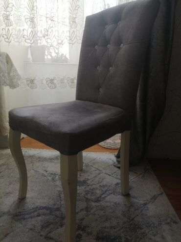 Комплекты столов и стульев: Для гостиной, Б/у, Нераскладной, 4 стула, Азербайджан
