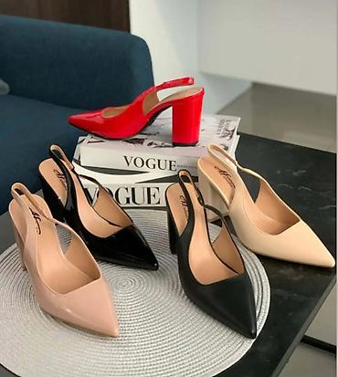 Salonke: Elegantne ženske mule/slingback štikle sa špicastim vrhom i — 33