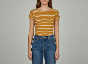 T-shirty: Gina Tricot, T-shirt damski, rozmiar XS