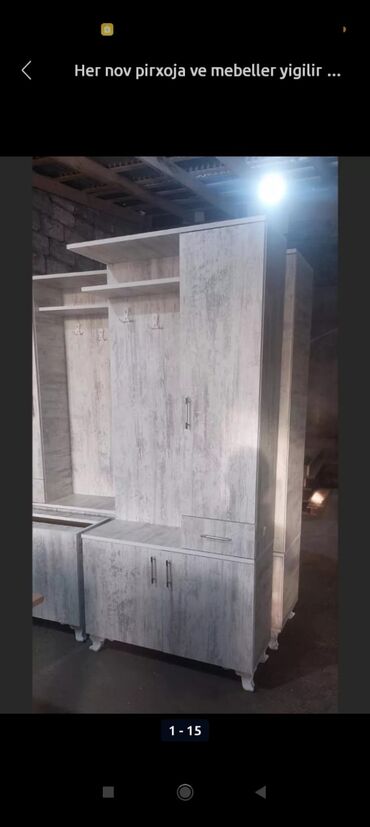 Dolablar: Yeni, 2 qapılı Düz dolab, Dəhliz dolabı — 9