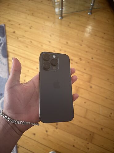 telefon tovuz: IPhone 14 Pro, 256 GB, Natural Titanium