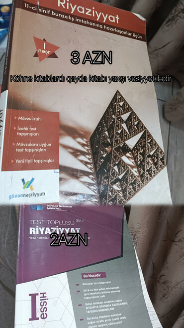 testlər və dərsliklər: Riyaziyyat 11-ci sinif, 2010 il
