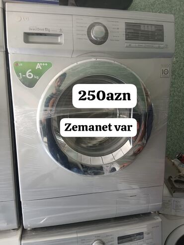 Paltaryuyan maşınlar: Paltaryuyan maşın LG, 8 kq, Avtomat, Qurutmasız, Kredit yoxdur