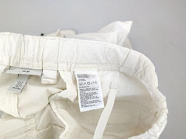 bardzo obszerne spodnie: Męskie spodnie cargo H&M Regular Fit – białe/ecru - Model: cargo — 5