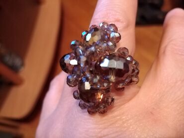 Prstenje: Ženski prsten, Handmade, Materijal: Kristal, Cirkon — 5