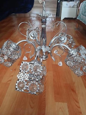 sekileri: Çılçıraq, 4 lampa, Metal — 1