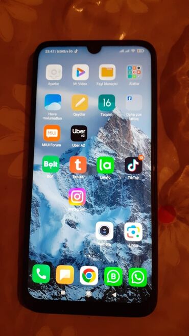 tecili satilan telefonlar: Xiaomi Redmi Note 7, 
 Sensor, Barmaq izi, Simsiz şarj