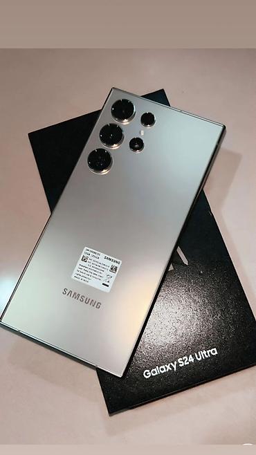 512 ssd: Samsung Galaxy S24 Ultra, серебристый (Titanium) срочно сатам же айфон — 1
