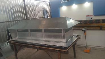 Установка вытяжек и вентиляции: Оцинкованные воздуховодные зонты/колпаки для приточно‑вытяжной — 22