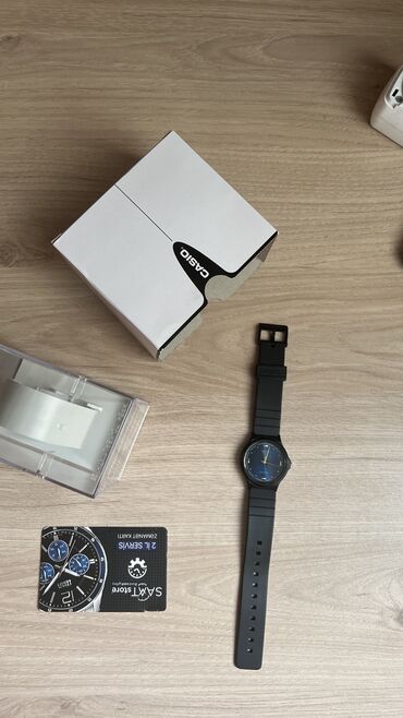 idman saatlari: Б/у, Наручные часы, Casio, цвет - Черный