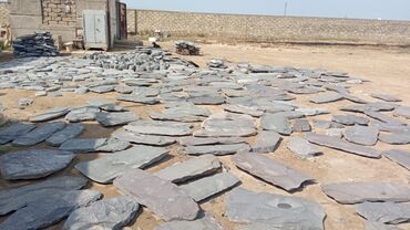 Dekorativ daşlar: Təbii daş məhsulları - Bazalt/klinker tipli qara-boz döşəmə daşları — 10