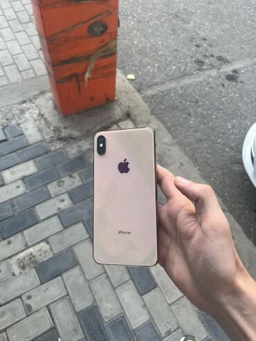 en yaxsi qabyuyan masin: IPhone Xs Max, 64 GB, Rose Gold, Zəmanət, Simsiz şarj, Face ID
