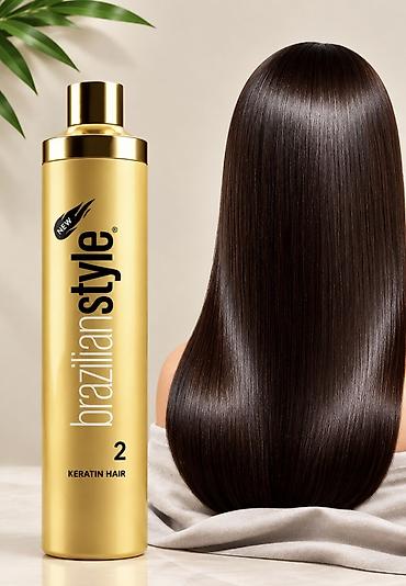 Saç maskası Keratin Həcmsiz saçlar üçün