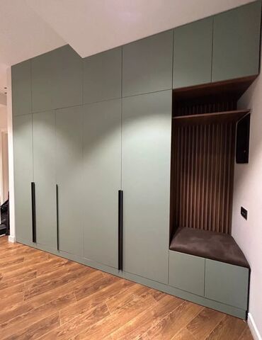 Sifarişlə dolablar: Düz dolab, Dəhliz üçün, Paltar üçün, Açılan, Korpuslu, 4 qapılı — 16