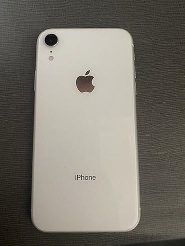 айфон 17 р: IPhone Xr, Б/у, 128 ГБ, Белый, Зарядное устройство, Чехол, 76 % — 1