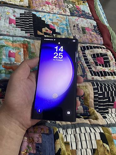 Мобильные телефоны и аксессуары: Samsung Galaxy S23 Ultra, Б/у, 256 ГБ, цвет - Черный, 2 SIM, eSIM — 3