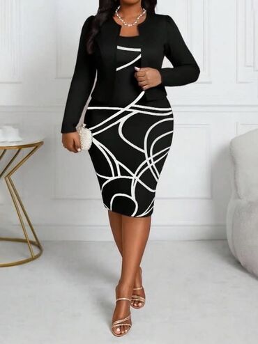 Kompleti: Sa ilustracijom, bоја - Crna — 3