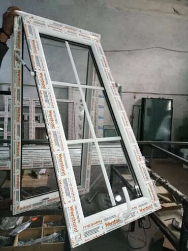 Plastik pəncərələr: Si̇fari̇şlə plasti̇k -alümi̇ni̇um-şüşə qapi pəncərə. Keyfiyyətli — 13
