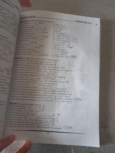 Testlər: İngilis dili. Nərgiz Nəcəf. Lüğət qramatika, test. 8 manat — 3