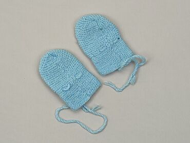 błękitna czapka z daszkiem: Gloves, 10 cm, condition - Good