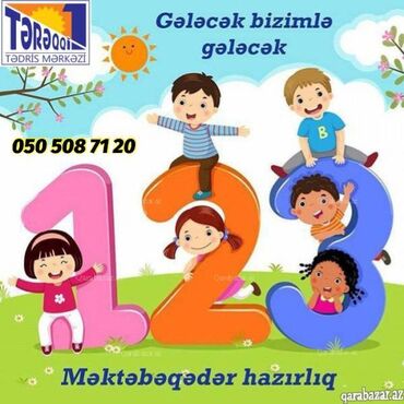 Məktəbəqədər və ibtidai sinif hazırlığı: Məktəbəqədər və ibtidai sinif hazırlığı, Rus dili, Azərbaycan dili, Əyani, Onlayn, Fərdi