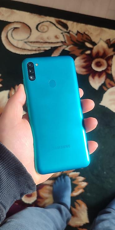 samsung qm5: Samsung Galaxy M11, Б/у, 32 ГБ, цвет - Синий, 2 SIM — 2