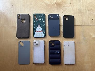 Чехлы: IPhone üçün müxtəlif qoruyucu örtüklər dəsti - Ümumi: 8 ədəd müxtəlif — 1