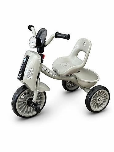 velosiped motoru: Uşaq üçtəkərli velosipedi 9371 – boz 9371 modeli açıq havada aktiv — 1