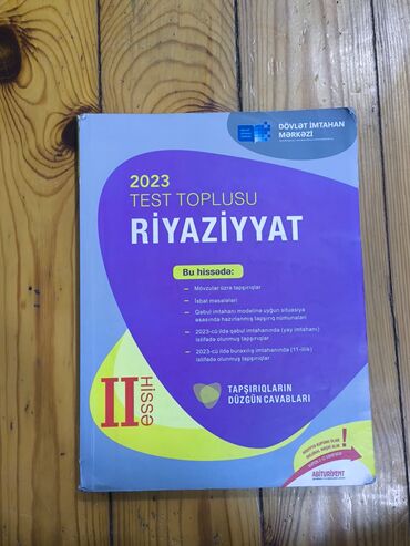 Testlər: Çox az işledilmiş riyaziyyat 2 ci hisse içinde heçbir ezik yoxdur