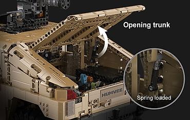 Игрушки: Хаммер Humvee от Cada. Оригинал. Модель из 3935 деталей. В комплекте с — 8