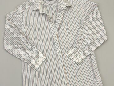 bluzka pudrowy róż długi rękaw: Shirt 12 years, condition - Good, pattern - Striped, color - Multicolored