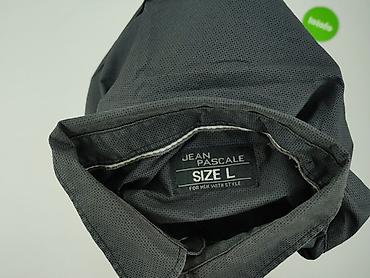 basic t shirt oversize: Jean Pascale, Koszulа dla mężczyzn, rozmiar L — 5