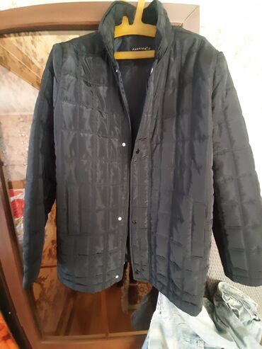 куртки для весны мужские: Куртка 6XL (EU 52), 7XL (EU 54), цвет - Черный