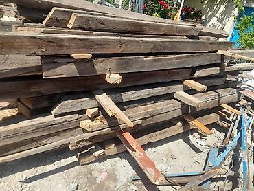 Şalban: Tikinti üçün taxta şalban və bruslar - Material: möhkəm ağac — 1