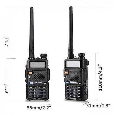Druga oprema za računare i laptopove: Baofeng UV-5R ručna dvosmerna radio-stanica - Dvopojasni VHF/UHF rad — 8