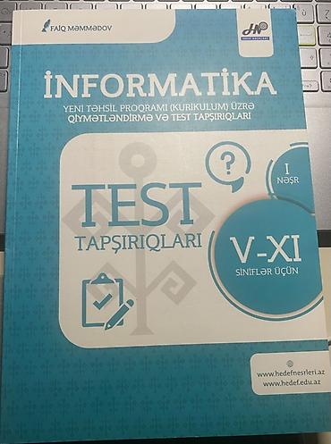 array informatika pdf: İnformatika 10-cu sinif, Ünvandan götürmə — 1