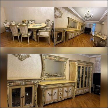 Sifarişlə dolablar: İşlənmiş, Komod, Masa və oturacaqlar, Servant