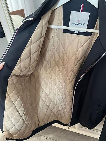 Куртки: Мужская куртка, L, XL, Moncler, Б/у, цвет - Синий, Самовывоз, Платная доставка — 2