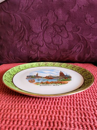 Slike i ramovi: Tanjir nov za zid,vintaz Frankfurt. Porcelanski nov tanjir za — 8