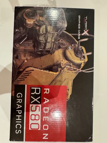 видеокарт: Videokart Radeon RX 580, 8 GB, Yeni
