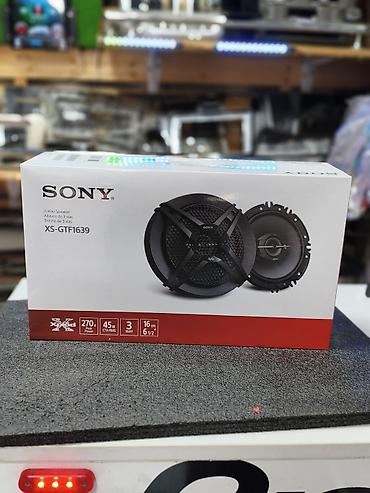 динамики 13см: Акустика для авто Sony XS-GTF1639 - Тип: коаксиальная 3‑полосная — 1
