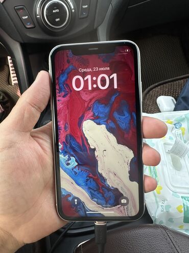 купить бу айфон 14 про макс: IPhone 11, Б/у, 64 ГБ, White Titanium, 82 %