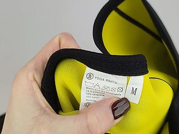 czarne dresy: Yoga, Legginsy Sportowe damskie, rozmiar M — 5