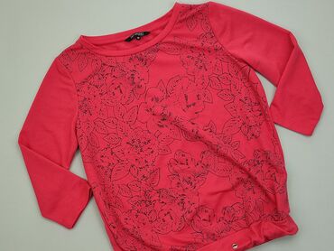 Bluza S (EU 36), stan - Bardzo dobry, wzór - Kwiatowy, kolor - Czerwony